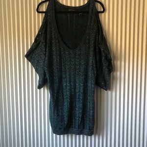 Cold shoulder Sweater dress/tunic
